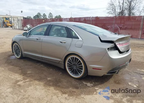 2016 Lincoln Mkz Hybrid из США, поврежденный, VIN 3LN6L2LU4GR625017